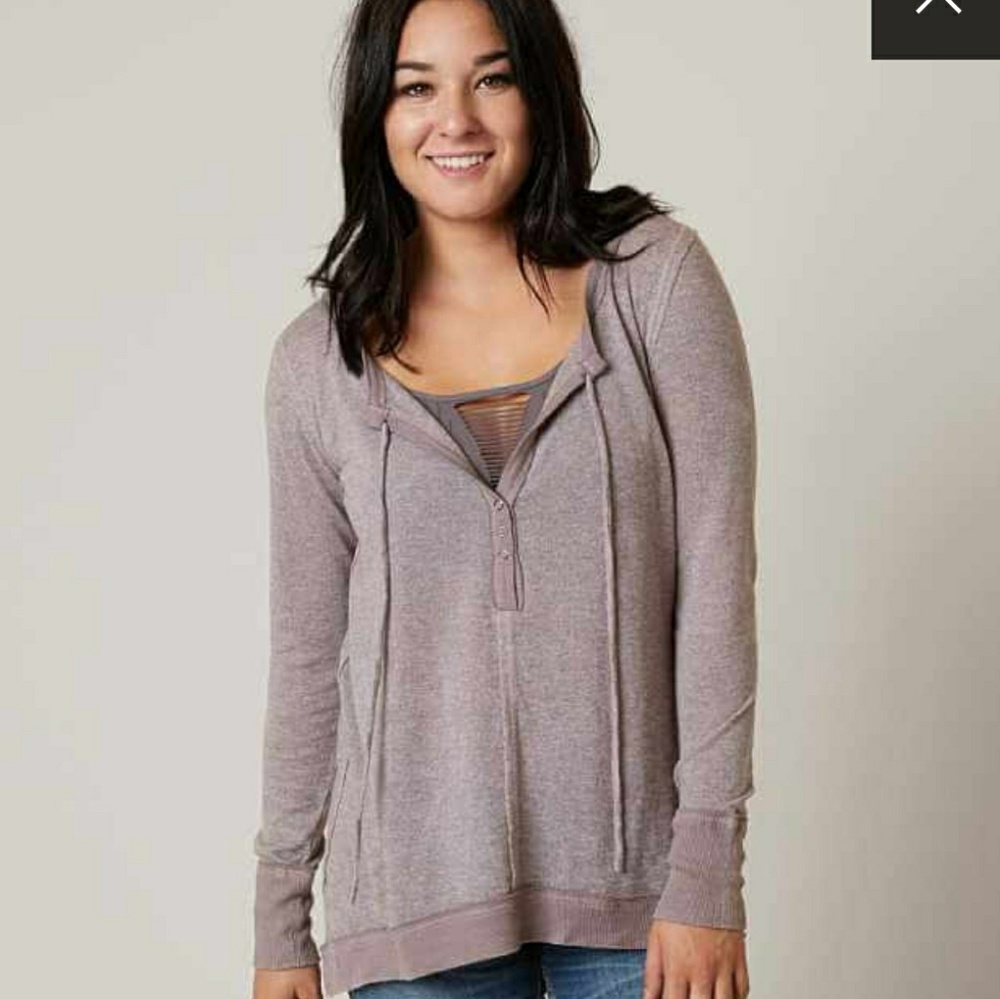 Gilded Intent Raw Edge Henley - XL